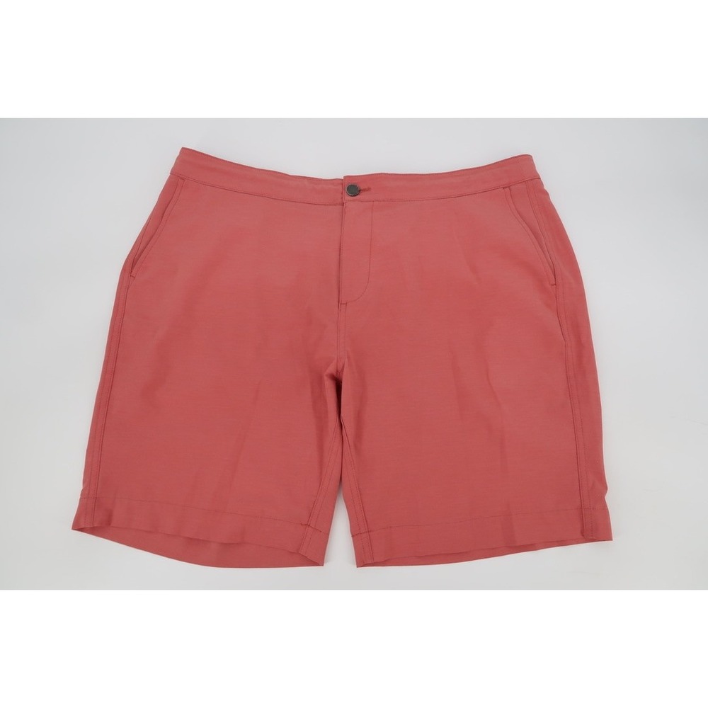 Faherty All Day Shorts Mens 38 Red Quick Dry Stretch Hybrid Casual‎